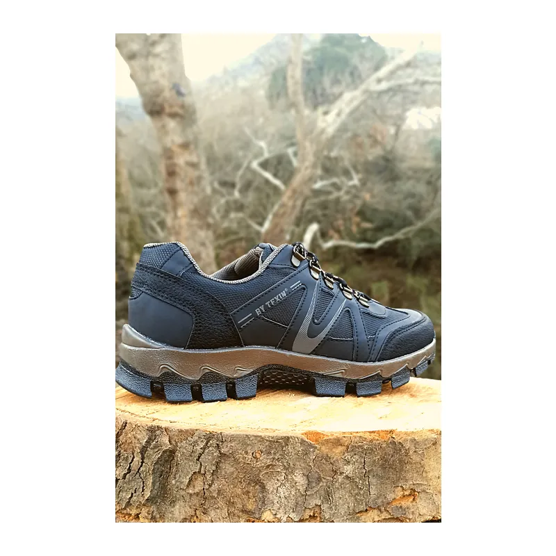 Erkek Outdoor Trekking Ayakkabı Siyah Renk - Renkli / 42