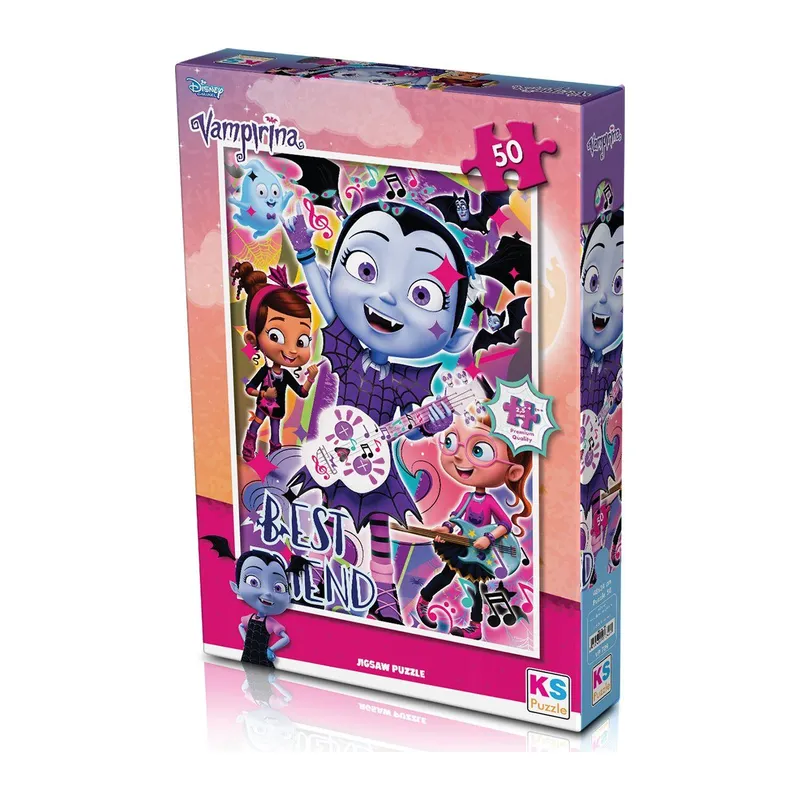VP709 Vampirina 50 Parça Çuk Puzzle -KS Puzzle - 1 Adet