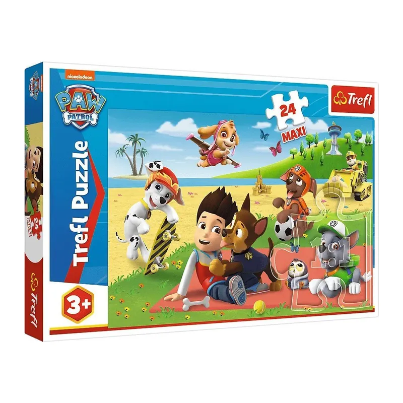 PUZZLE-14346 Paw Patrol 24 Parça Maxi Çuk Puzzle -Vardem