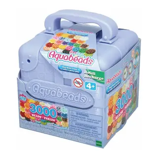 31913 AquaBeads Mega Boncuk Çantası 3000 parça +4 yaş - 1 Adet