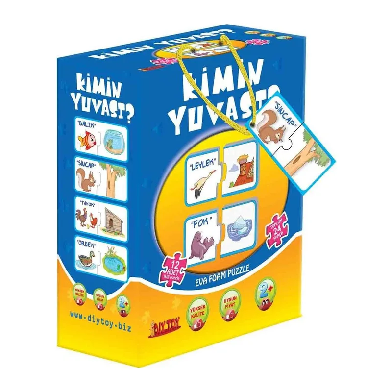 8513 2 Lİ KİMİN YUVASI KUTULU - 1 Adet