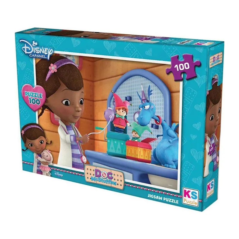 D714 D McStuffins 100 Parça Puzzle -KS Puzzle - 1 Adet