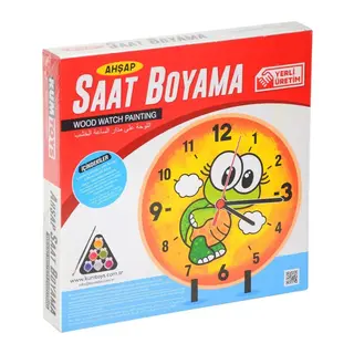5302 KumT, Ahşap Saat Boyama - 1 Adet