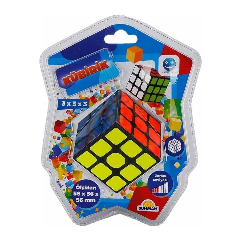 2000309 Smile Games Kübirik 3x3x3 Zeka Küpü - 1 Adet