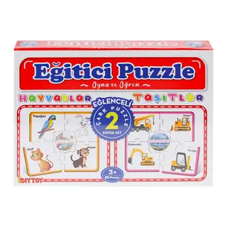 7196 ÇARK PUZZLE HAYVANLAR - 1 Adet