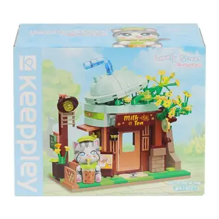 KP-28021 Keeppley Milk Tea Shop Blok Seti -Vagon life - 1 Adet