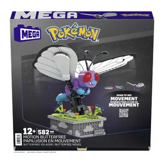 HKT22 MEGA™ Pokémon™ Motion Butterfree 582 parça +12 yaş - 1 Adet
