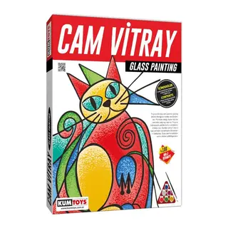 5001 KumT Cam Vitray - Glass Painting / +6 yaş - 1 Adet
