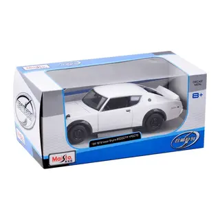 MAY 31528 Maisto 1/24 1973 Nissan Skyline 2000GT-R KPGC110 -Necot - 1 Adet