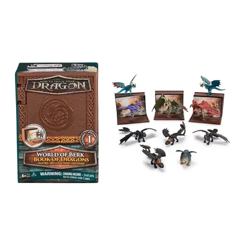SPM-6072554 DRAGONS DREAMWORKS MİNİ KOLEKSİONLUK EJDERHALAR - 1 Adet
