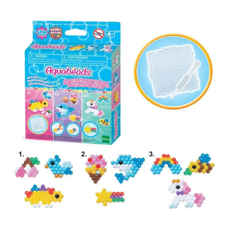 31725 AquaBeads Mini tıcı Set 120 parça +4 yaş - 1 Adet