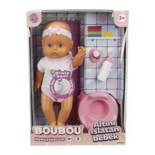 2030121 Sunman, Boubou Altını Islatan ve Konuşan Bebek Seti 30 cm - 1 Adet