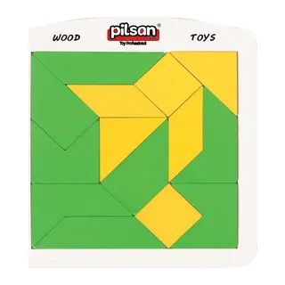 02 015 DESEN KARTLI TANGRAM - 1 Adet
