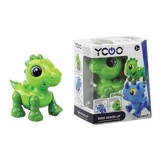 SIL 88592 Silverlit Sesli ve Işıklı Elektronik Robot Dino Heads Up -Necot - 1 Adet