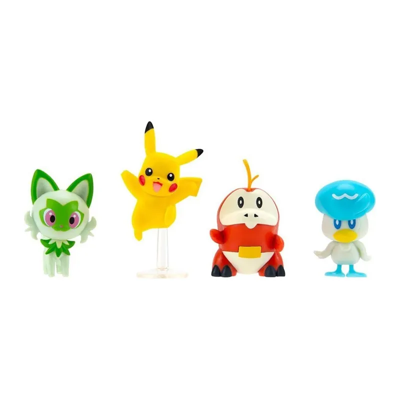 POK PKW3402 Pokemon Battle 4'lü İlk Figür Set - 1 Adet