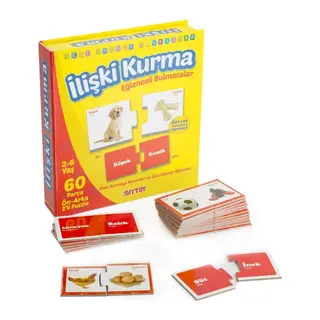 1437 DıyToy, Eğlenceli Bulmacalar - İlişki Kurma / 2-6 yaş - 1 Adet