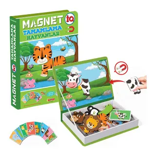 1512 DıyToy, Magnet Tamamlama - Hayvanlar/ +3 yaş - 1 Adet