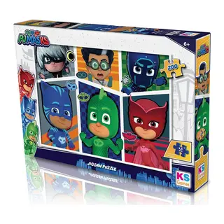 PJM113 KS PJ Masks / 200 Parça Puzzle - 1 Adet