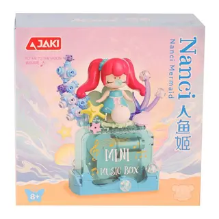 HK112 JAKİ DENİZ KIZI MÜZİK KUTUSU 131 PARÇA BLK - 1 Adet