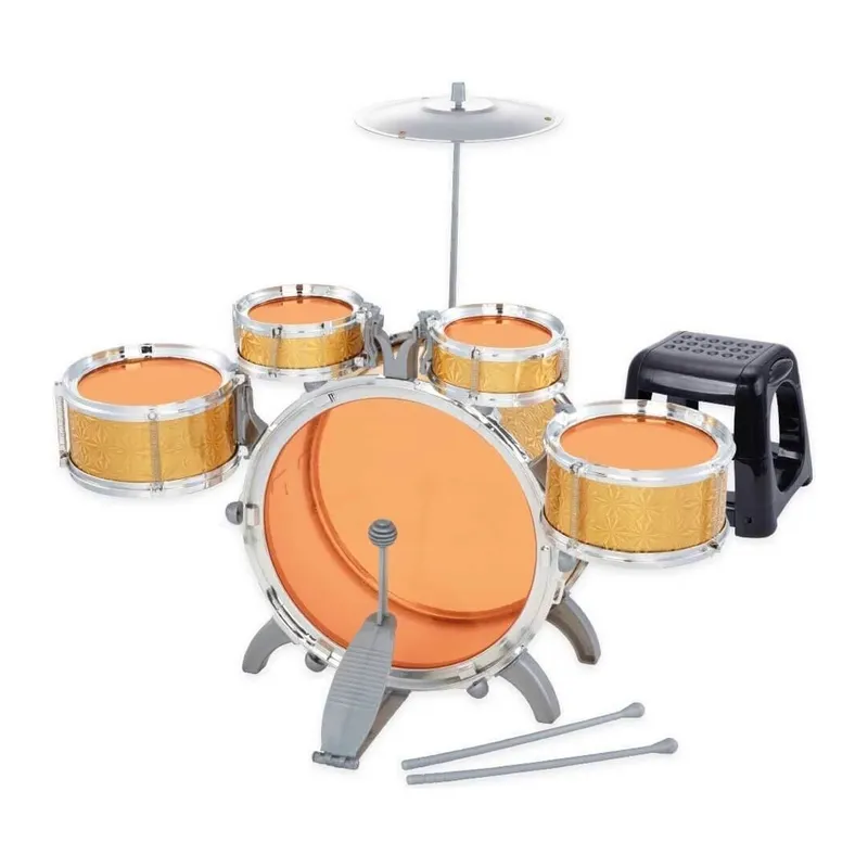 1080080 Sunman Eccho, Dul Set - Jazz Drum / 5 adet Dul, Zil ve re / +3 yaş - 1 Adet