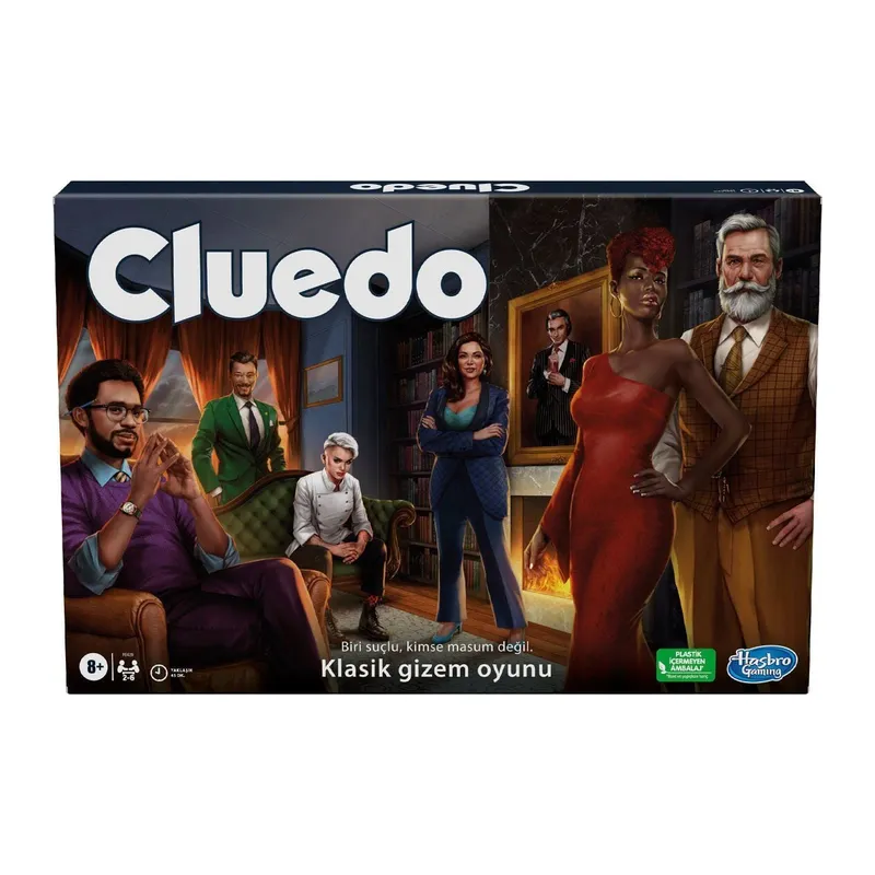 F6420 Hasbro - Cluedo +8 yaş - 1 Adet
