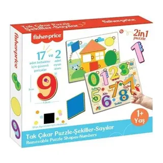 FP2762 TAK ÇIKAR PUZZLE ŞEKİLLER SAYILAR - 1 Adet