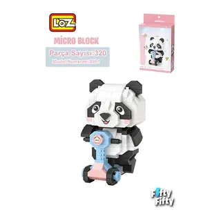 LZ8801 PANDA SCOOTER BLK OYUNCAK 320 PARÇA - 1 Adet