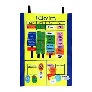 AND-5121 CIRTLI TAKVİM PANO - 1 Adet