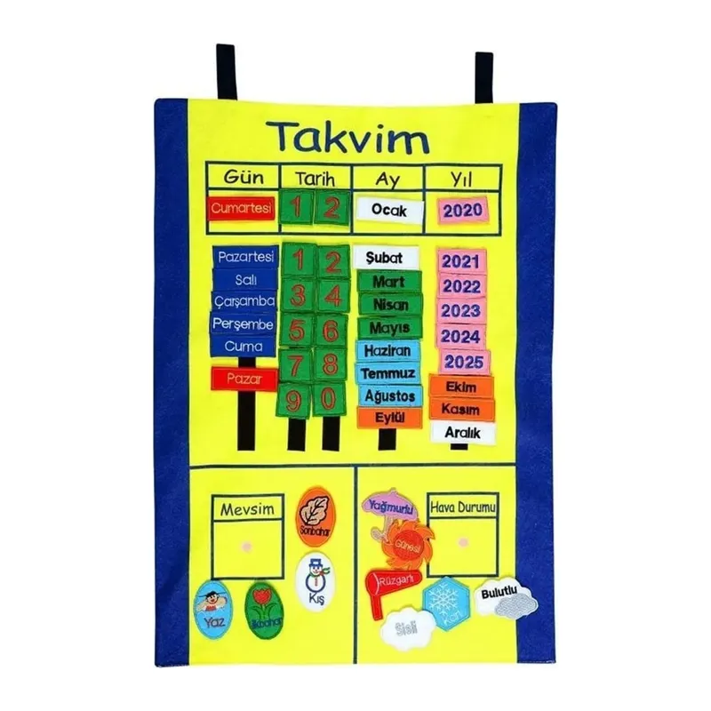 AND-5121 CIRTLI TAKVİM PANO - 1 Adet