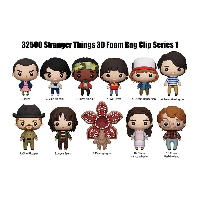 MONO32500 Monogram Stranger Things Klipsli Figür Seri 1 display - 1 Adet