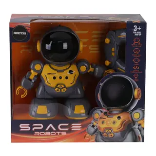 606-47 UZAKTAN KUMANDALI SEVİMLİ ASTRONOT ROBOT - 1 Adet