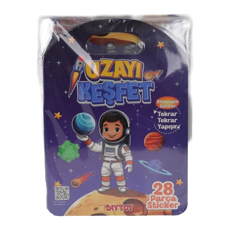 2991 BİTMEYEN STİCKER UZAYI KEŞFET - 1 Adet