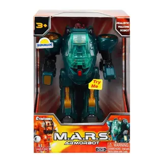 40497 M.A.R.S Sesli ve Işıklı Zırhlı Robot - 1 Adet