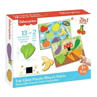 FP2793 TAK ÇIKAR PUZZLE MEYVE SEBZE - 1 Adet