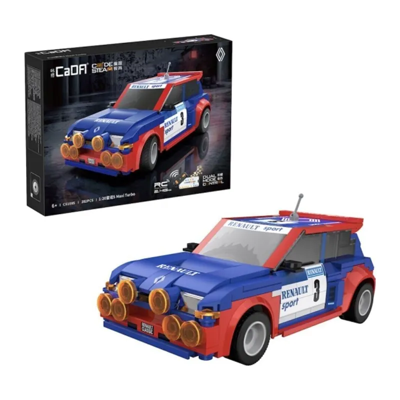 C51095W CADA RENAULT 5 MAXİ TURBO 282 PARÇA BLK OYUNCAK - 1 Adet