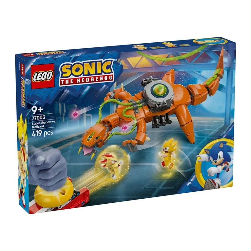 77003 Lego Sonic the Hedgehog Super Shadow ve Biolizard'a Karşı 419 parça +9 yaş - 1 Adet
