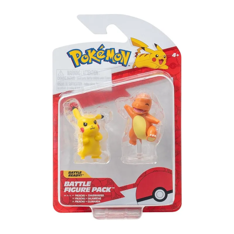 POK PKW0258 Pokemon Battle 2li Figür Seti -Necot - 1 Adet