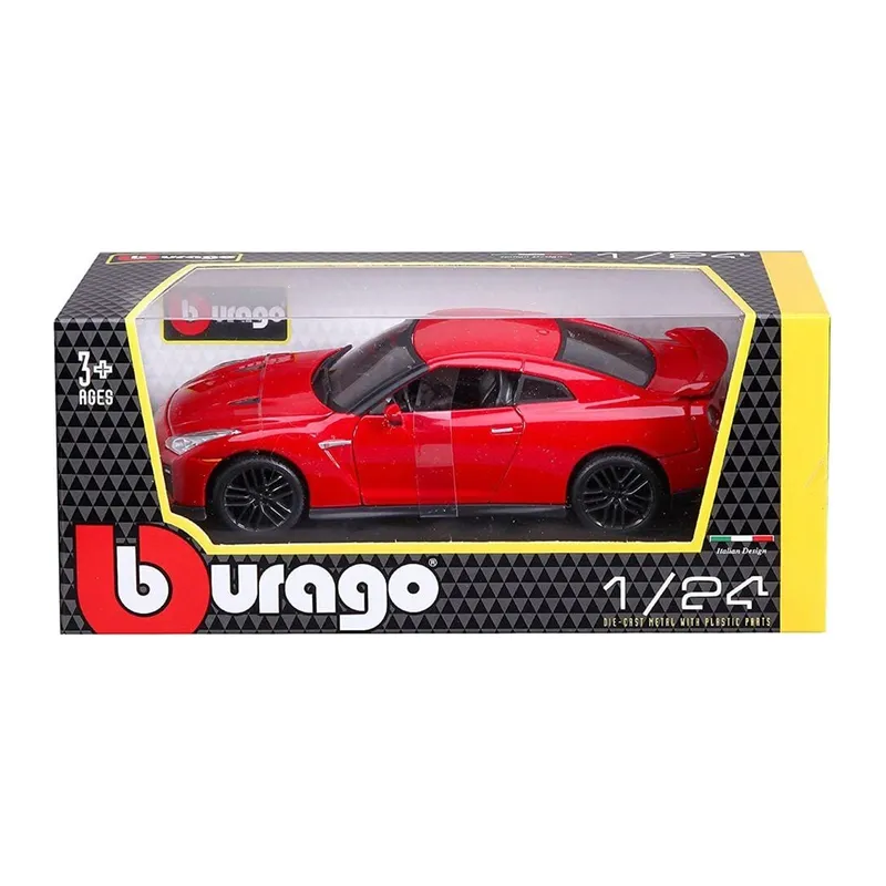21082 Burago 1:24 Nissan GT-R 2017 Model Araba - 1 Adet
