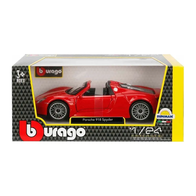 21076 1:24 Porsche 918 Spyder Model Araba -Sunman - 1 Adet
