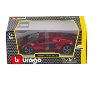 1021102 Burago Lamborghini Countach LPI 800-4 1:24 -Sunman - 1 Adet