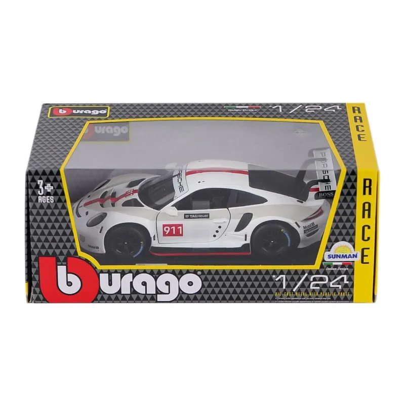 28013 Burago Porsche 911 RSR 1:24 -Sunman - 1 Adet