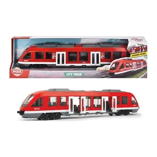 203748002 Dickie City Train free wheel interior opening doors and roof 1 43 - 1 Adet