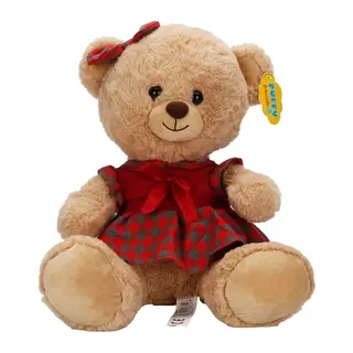 4810 SUN-JNH-PFF-SK PELUŞ AYI ELBİSELİ 32CM 2A - 1 Adet