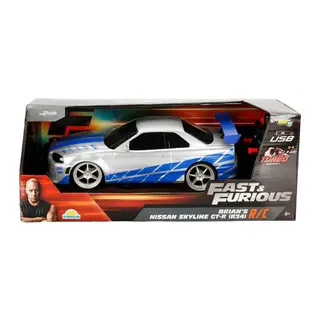 6493 SUN-SIM-JDA-R C ARABA 1 16 FAST&FURIOUS NISSAN SKYLINE GT-R FF 3 7V USB 2 - 1 Adet