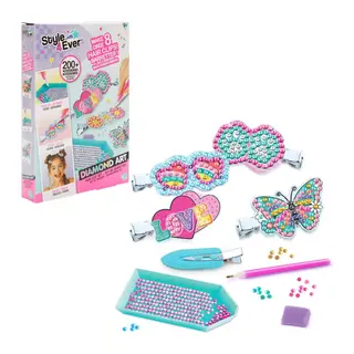 28851 SUN-CNL-HOBİ SET 4EVER DIAMOND ART SAÇ TOKASI YAPIMI - 1 Adet