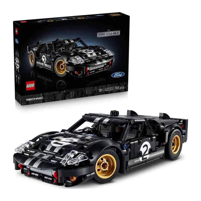 42223 Lego Technic 1966 Ford GT40 II 793 parça +18 yaş - 1 Adet