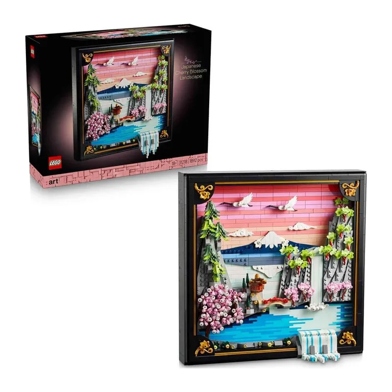 31218 Lego Art Jn Kiraz Çiçeği Manzarası 1892 parça +18 yaş - 1 Adet