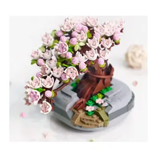 LZ1661 LOZ Eternal Flowers Serisi - Pembe Kiraz Ağacı 426 Parça Yapım Seti - 1 Adet