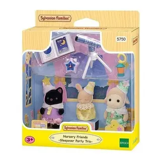 5750 Sylvanian Families Anaokulu Arkadaşları Pijama Partisi Üçlüsü +4 yaş - 1 Adet