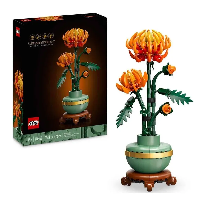 10368 Lego Botanicals - Chrysanthe 278 parça +18 yaş - 1 Adet